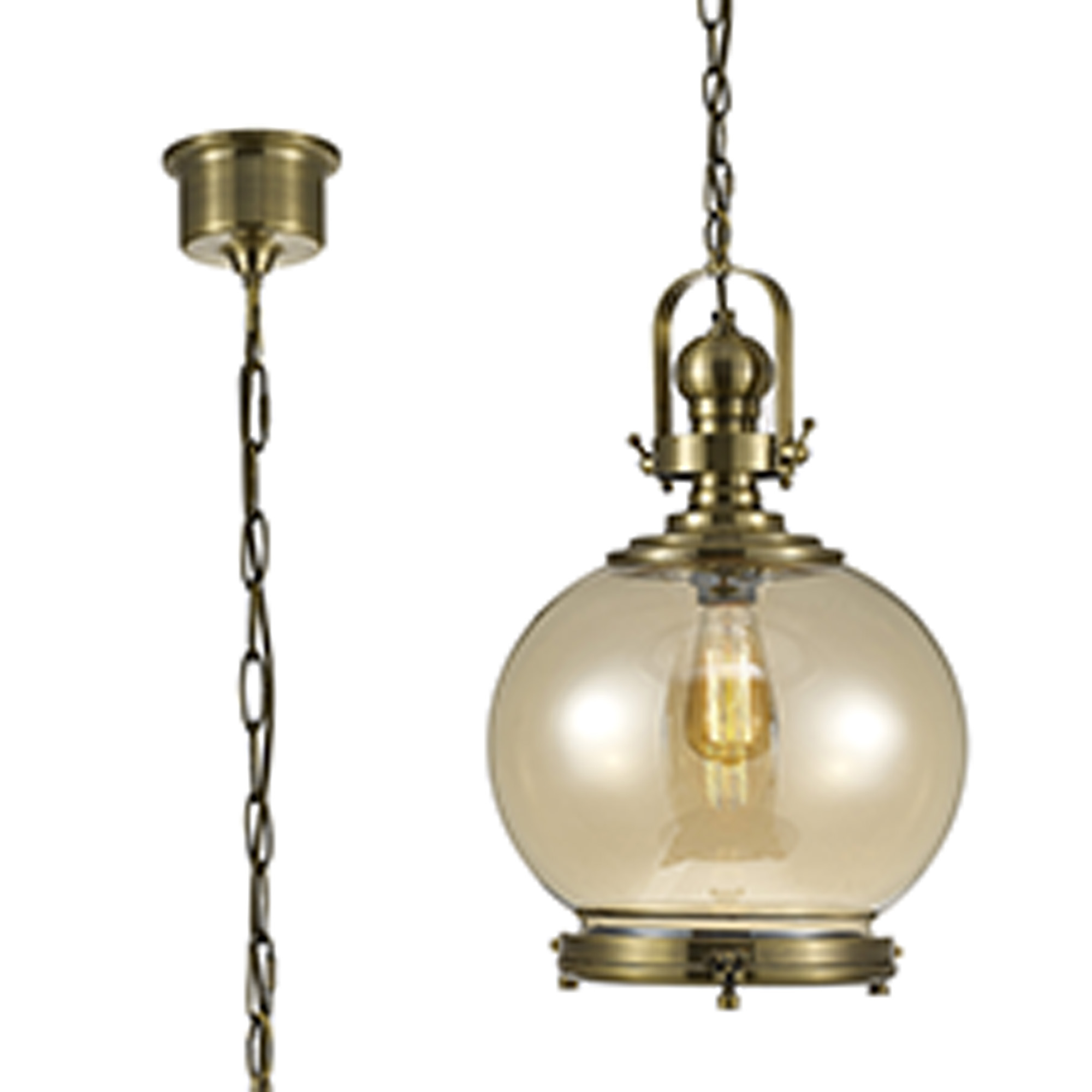 Riley Ceiling Lights Diyas Single Pendant